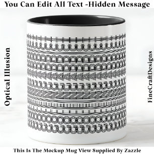 Golfing Addict Gömt Message Funny Novelty 111B Mugg