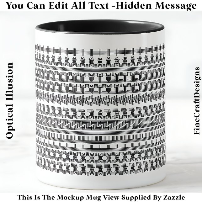 Golfing Addict Gömt Message Funny Novelty 111B Mugg (Skapare uppladdad)