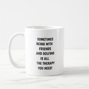 Golfing and Friend - Funny Mug Kaffemugg