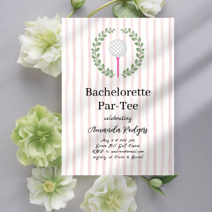 Golfing Bachelorette Par-Tee Inbjudningar