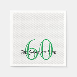 Golfing Birthday 60 The GAME OF LIFE Roligt Golf B Pappersservett