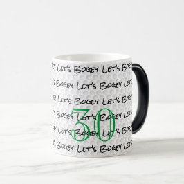 Golfing Birthday AGE LÅT OSS BOGEY Golf Boll Rolig Magisk Mugg