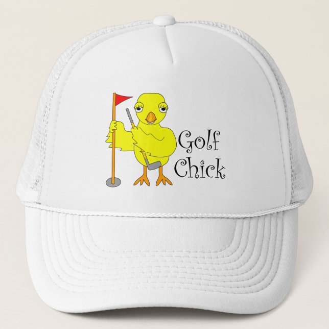 Golfing Chick Text Keps (Framsida)