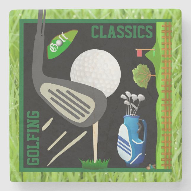 Golfing Classics Stenunderlägg (Framsidan)
