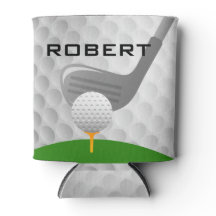 Golfing Design Beverage Flaska can Cooler