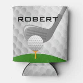 Golfing Design Beverage Flaska can Cooler