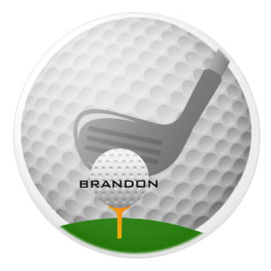 Golfing Design Ceramic Drant eller Knob Knopp