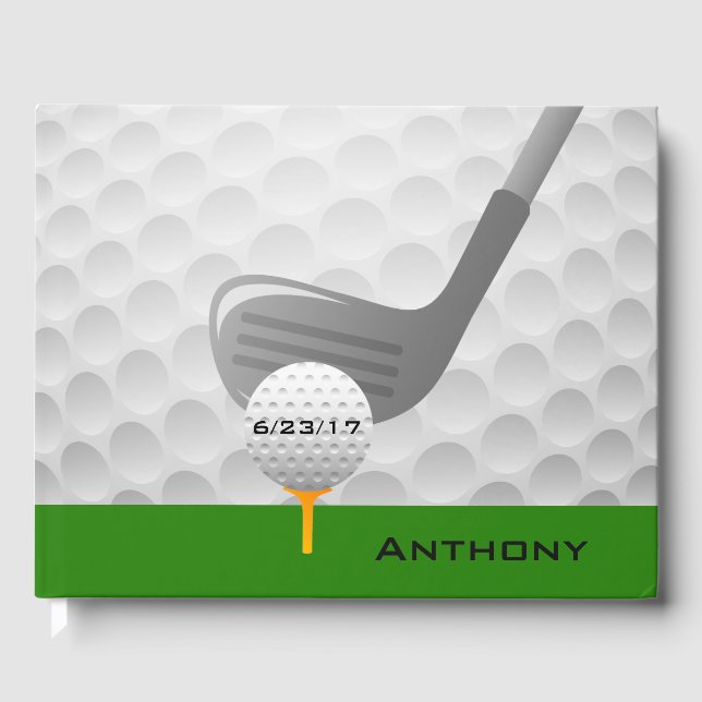 Golfing Design Guest Bok (Framsida)