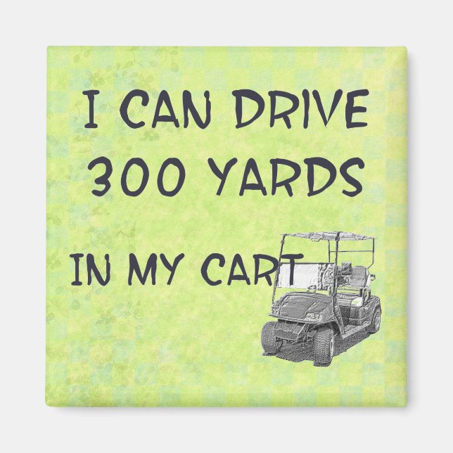 Golfing Drive Magnet (Framsidan)