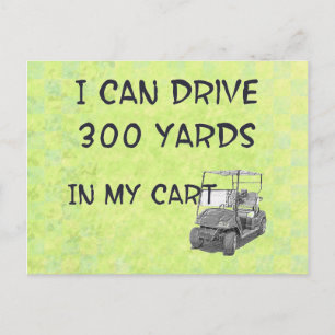 Golfing Drive Vykort