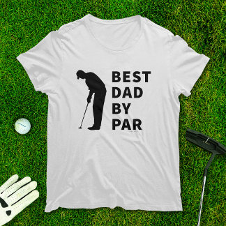 Golfing Far Funny Best Pappa efter Par Golf Humor T Shirt
