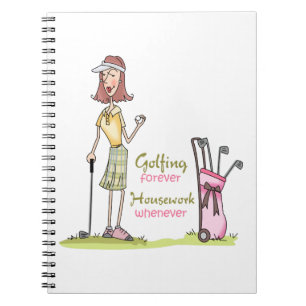 Golfing Forever Anteckningsbok