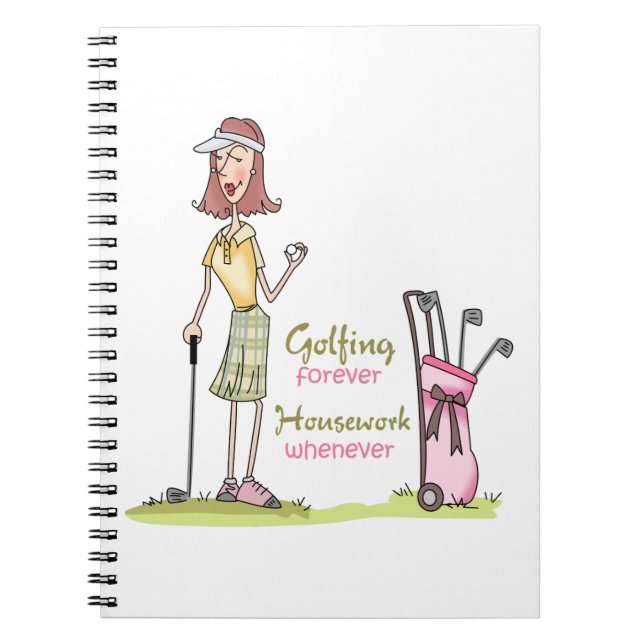 Golfing Forever Anteckningsbok (Framsidan)