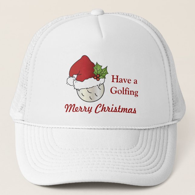 Golfing 🏌️ ‍ ♂️ God jul Truckerkeps (Framsida)