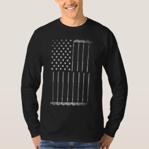 Golfing Golf Course American Golfer Golf Klubb USA T Shirt