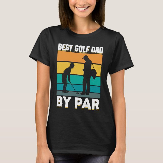 Golfing Golf Player Coach Far Golfer Pappa 7 T Shirt (Framsida)