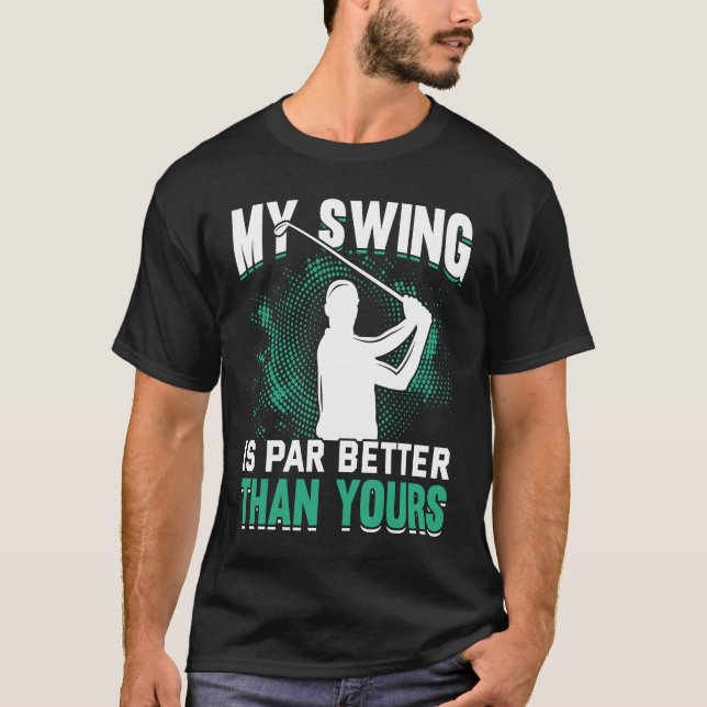 Golfing Golf Player Coach Golfer  14 T Shirt (Framsida)