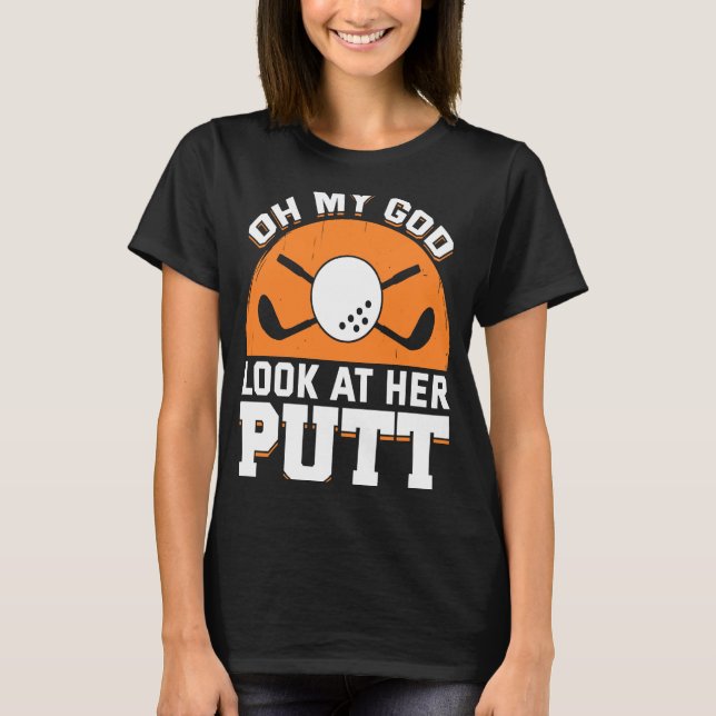 Golfing Golf Player Coach Golfer 1 T Shirt (Framsida)