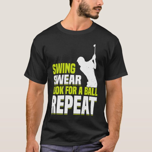 Golfing Golf Player Coach Golfer 2 T Shirt (Framsida)