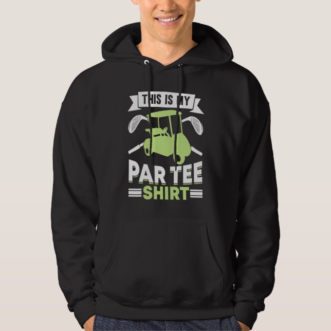 Golfing Golf Player Coach Golfer  3 Hoodie (Framsida)