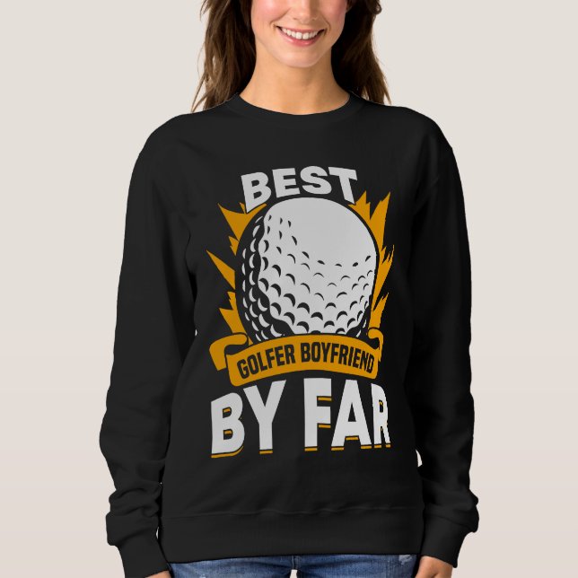 Golfing Golf Player Coach Golfer Boyfriend T Shirt (Framsida)