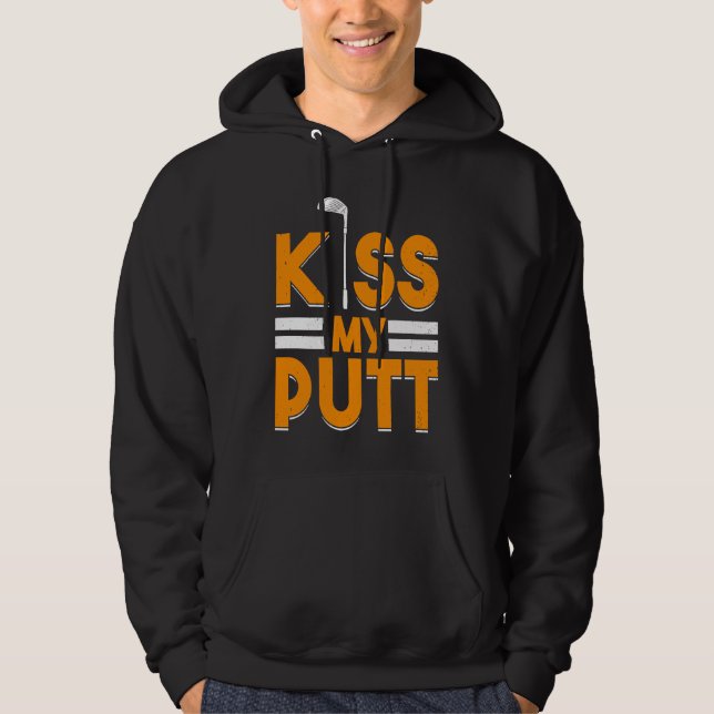 Golfing Golf Player Coach Golfer Hoodie (Framsida)