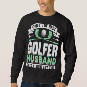 Golfing Golf Player Coach Golfer Make 4 Lång Ärmad Tröja