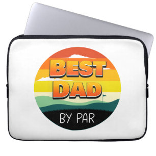 Golfing Golfer Pappa Best Pappa per par Laptop Fodral