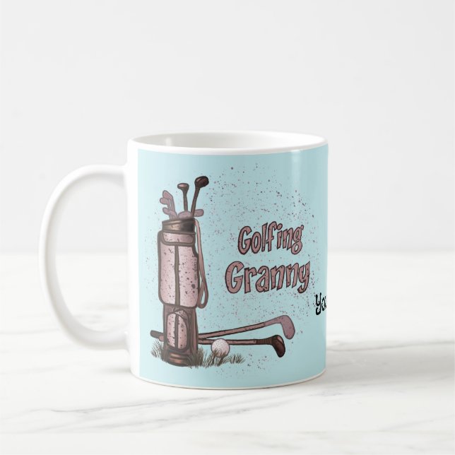 Golfing Granny Kaffemugg (Vänster)