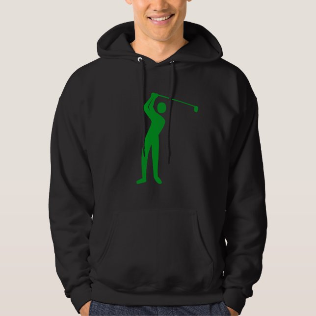 Golfing - Grass Grönt Sweatshirt (Framsida)