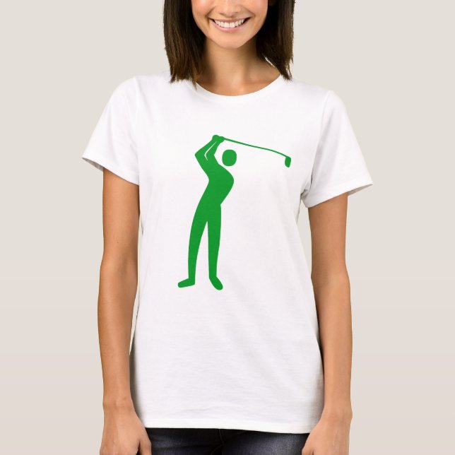Golfing - Grass Grönt T-shirt (Framsida)