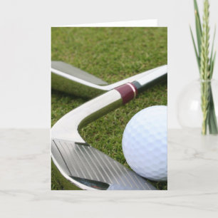Golfing Greeting Card Kort