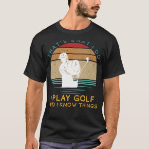 Golfing Guru: Swings & Witty Insights Roligt Tee f