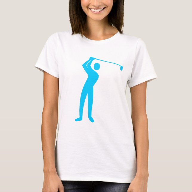 Golfing - Himlar Blue Tee Shirt (Framsida)