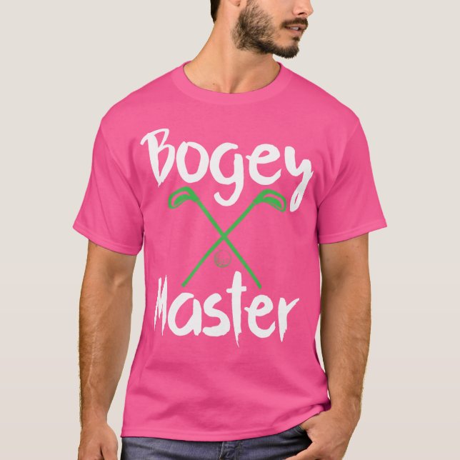 Golfing Humor Bogey Master Golf Klubbs Golfer T Shirt (Framsida)