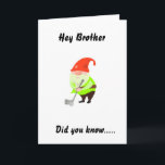 GOLFING HUMOR FÖR "BROTHER" PÅ DITT BIRTHDAY-KORT KORT<br><div class="desc">ROLIGT ATT SKICKA ELLER GE DEN TILL EN VÄNNE ELLER FAMILJEMEDLEM SOM VILL GÅ!!!  :) NI KAN ÄNDRA PAPPA TILL "ANYONE" OCH JAG ÄR MER SKAPAR.</div>
