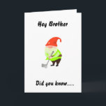 GOLFING HUMOR FÖR "BROTHER" PÅ DITT BIRTHDAY-KORT KORT<br><div class="desc">ROLIGT ATT SKICKA ELLER GE DEN TILL EN VÄNNE ELLER FAMILJEMEDLEM SOM VILL GÅ!!!  :) NI KAN ÄNDRA PAPPA TILL "ANYONE" OCH JAG ÄR MER SKAPAR.</div>