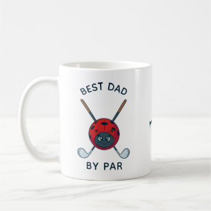 Golfing Kryp Best Pappa efter Par Fars dag Anpassn Kaffemugg