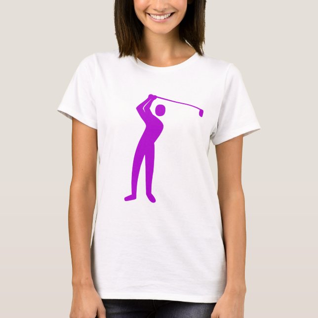 Golfing - Lila Tee (Framsida)
