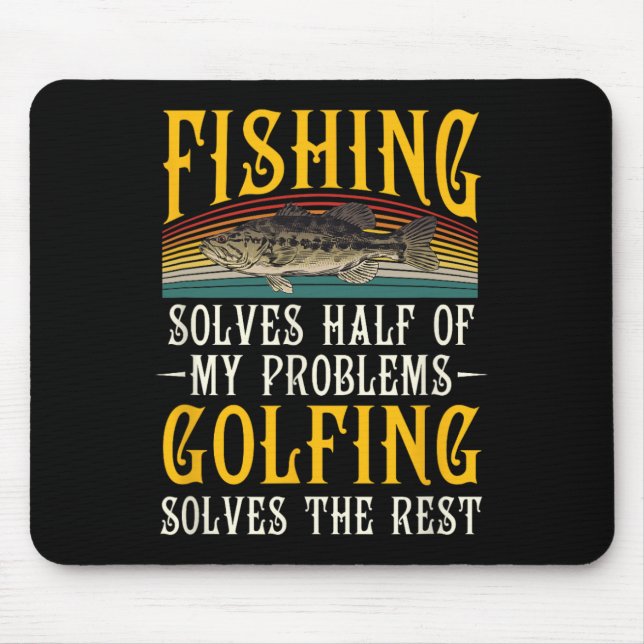 Golfing löser resten av mina problem med fiskekabb musmatta (Framsidan)