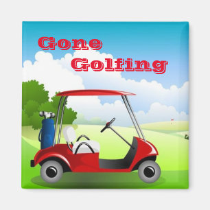 Golfing Magnet