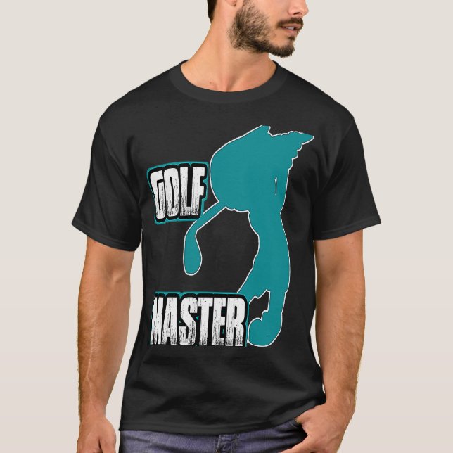 Golfing Master Club Course Tournament Championship T Shirt (Framsida)
