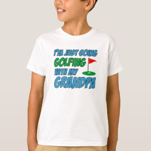 Golfing med morfar farmor t shirt