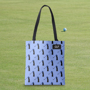 Golfing Mönster - spelare och drivrutin - lägg til Tygkasse