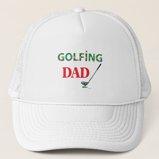 Golfing PAPPA Coola Golf Hat Keps (Framsida)