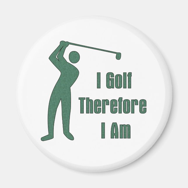 Golfing Philosophy Magnet (Framsidan)