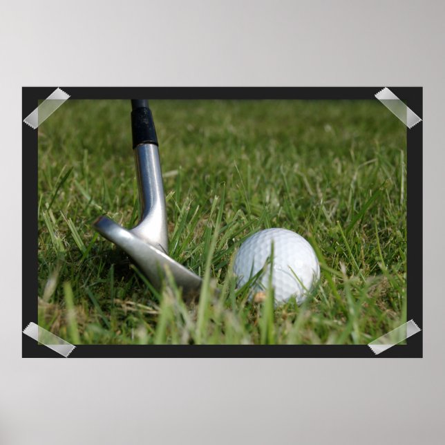 Golfing Photo Poster (Framsidan)