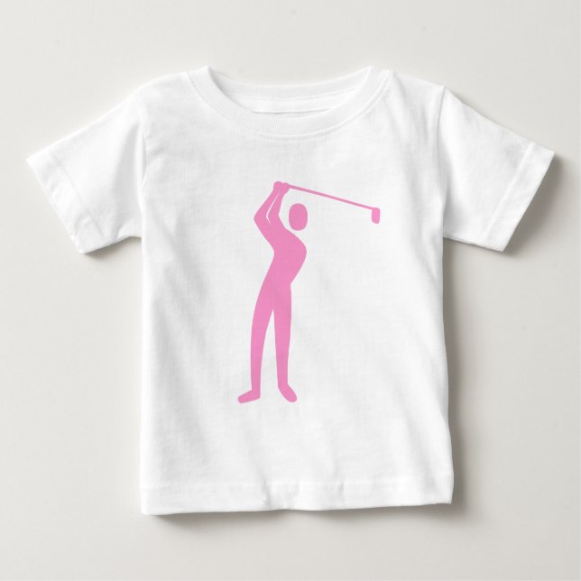 Golfing - Rosa T-shirt (Framsida)