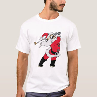 Golfing Santa Tee Shirt