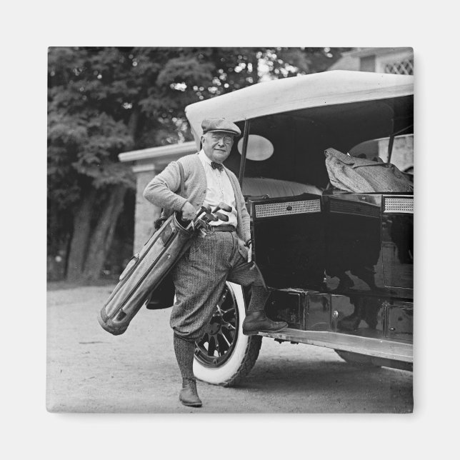 Golfing Senator, 1920-talet Magnet (Framsidan)